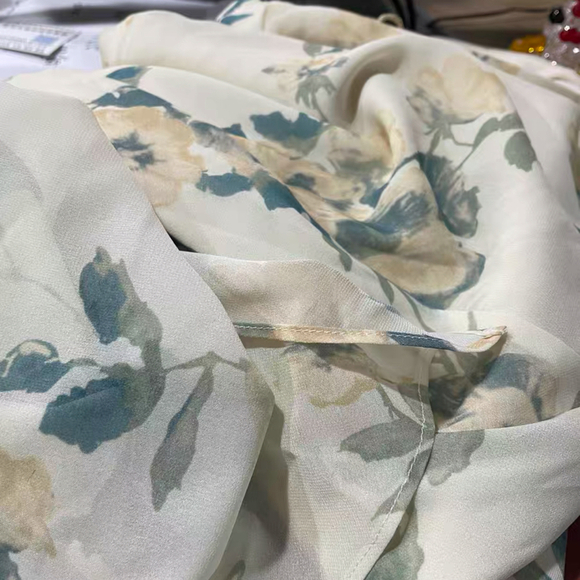 One-Shoulder Floral Asymmetrical Dress - Picture 5 of 8